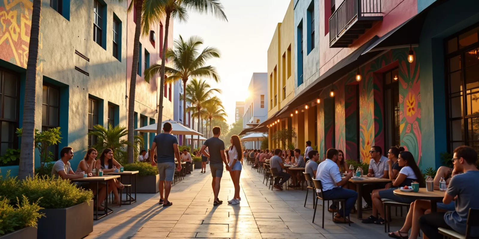 Plusvalía inmobiliaria en Miami en sectores comerciales y residenciales.